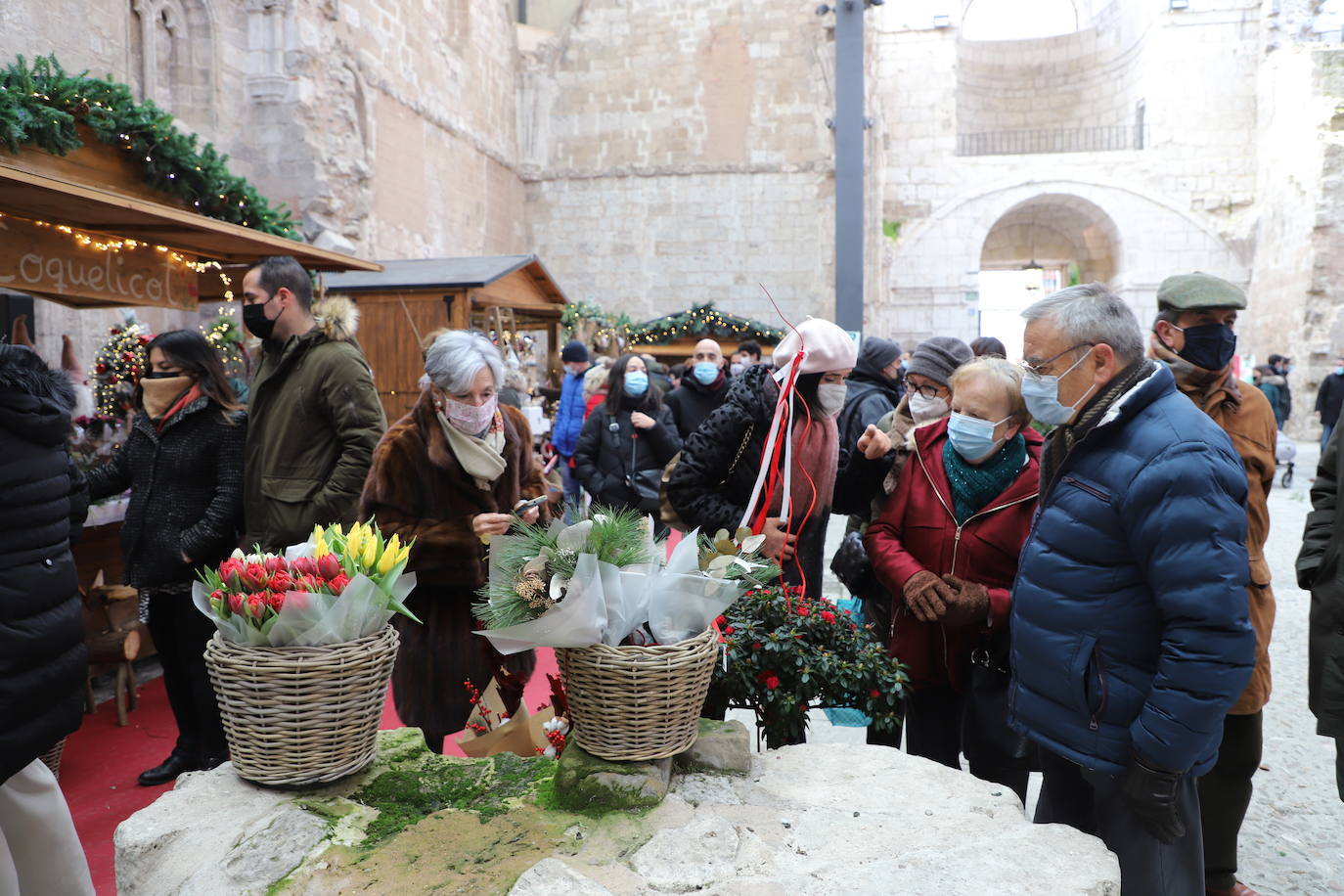 Fotos: Feria de Navidad de los floristas de Burgos