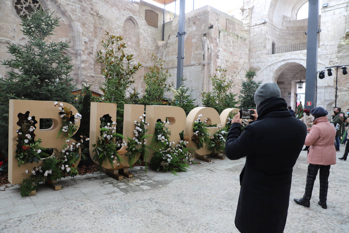 Fotos: Feria de Navidad de los floristas de Burgos