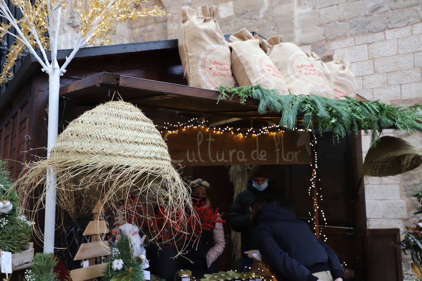 Fotos: Feria de Navidad de los floristas de Burgos