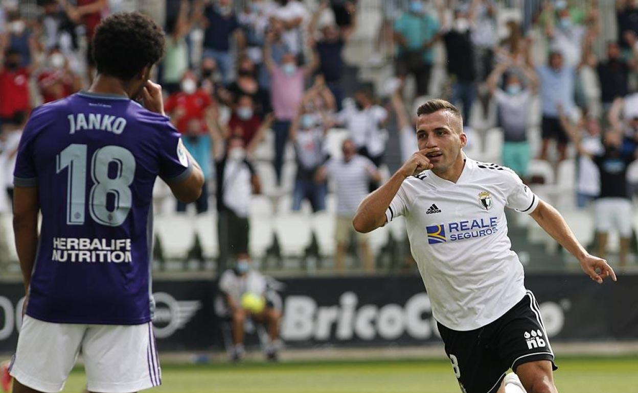 El partido de la primera vuelta acabó con goleada del Burgos CF. 