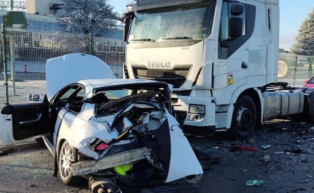 La Policía apunta al exceso de velocidad como causa probable del accidente con seis heridos en Burgos