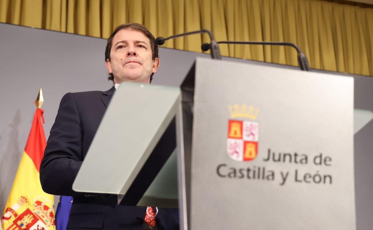 Mañueco: «Ciudadanos ha roto el pacto de Gobierno con su deslealtad y traición»