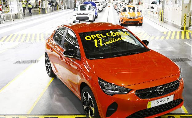 El Opel Corsa número 11 millones sale de la fábrica de Zaragoza