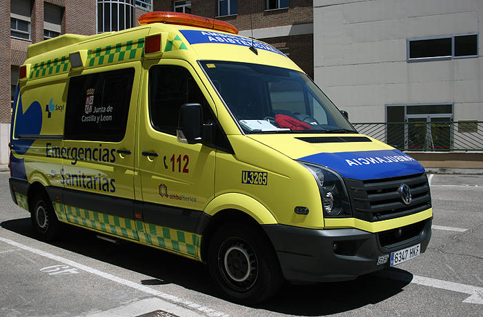 Ambulancia de Sacyl.