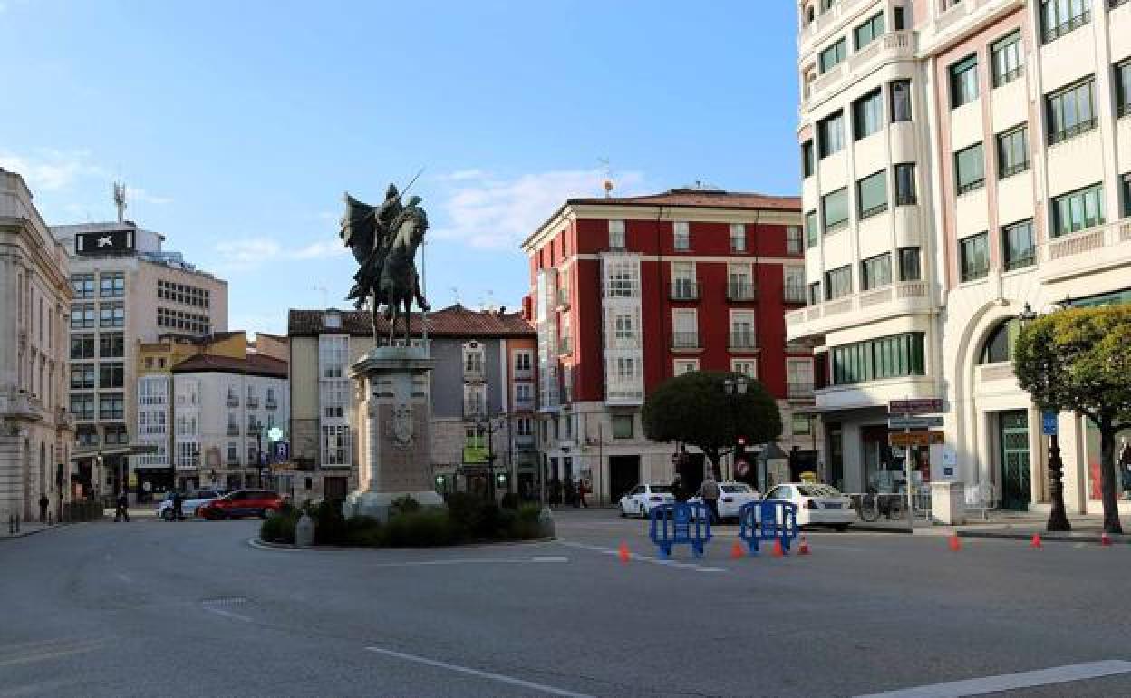 Burgos ha utilizado en varias ocasiones la medida de cerrar el centro al tráfico durante la pandemia.