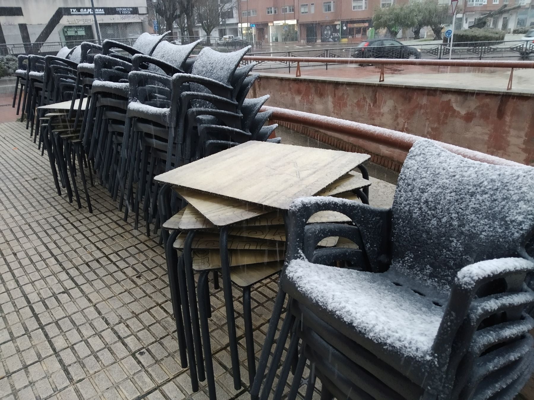 Fotos: Primera nevada del año en Burgos