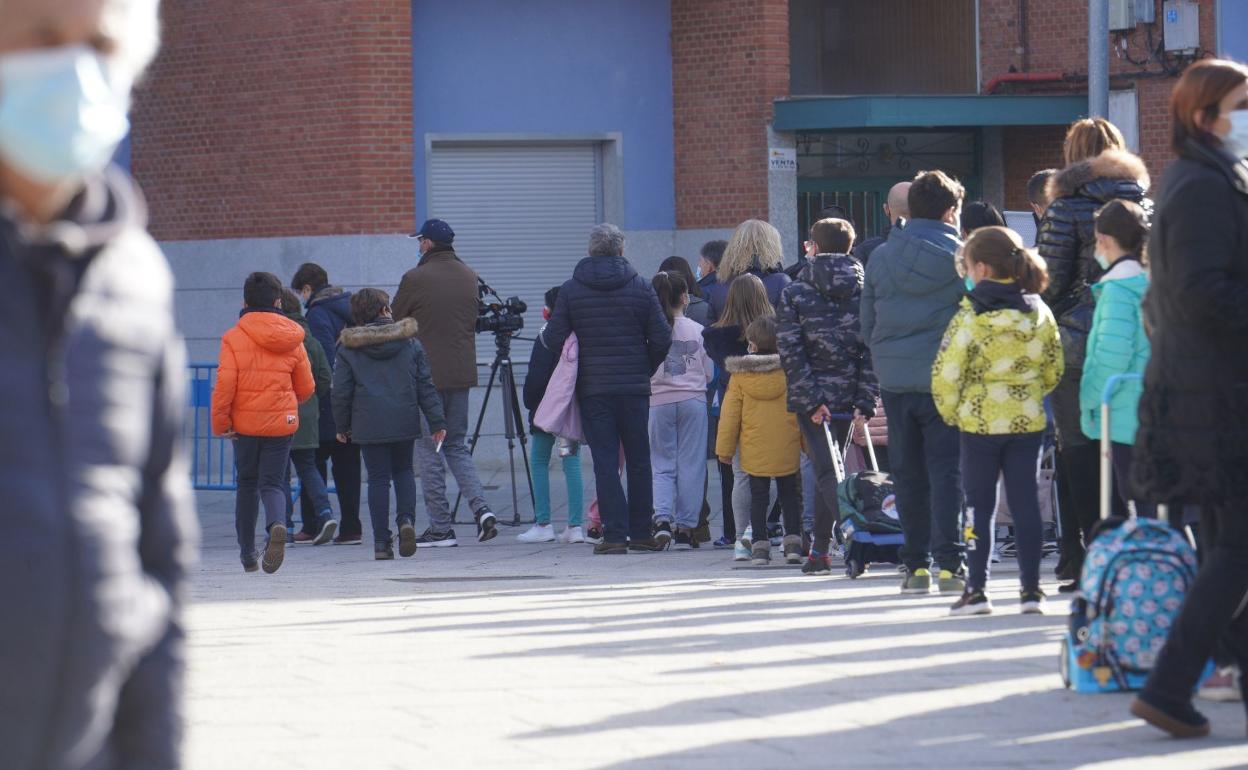 Vacunación infantil contra la covid en Burgos.