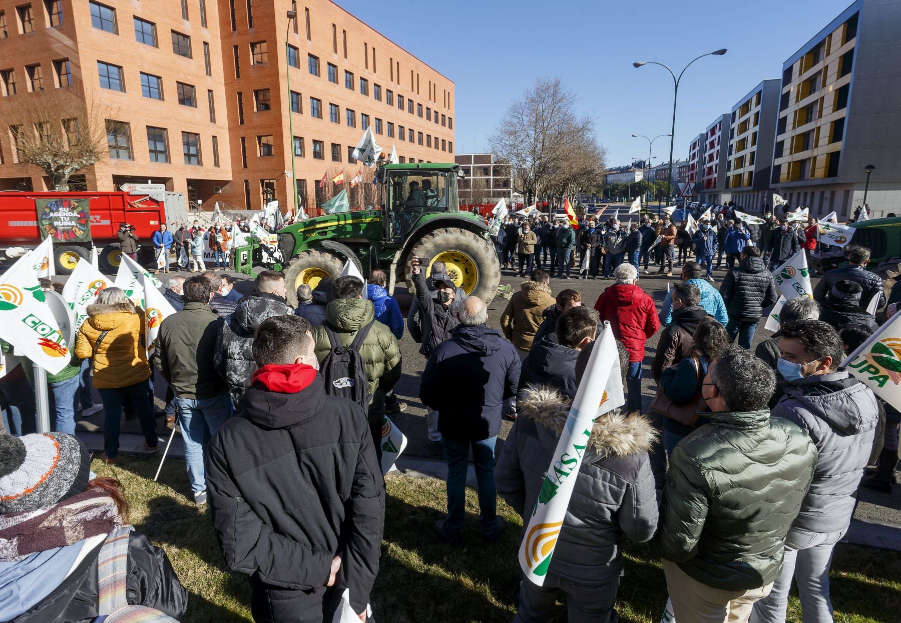 Fotos: Tractorada por las calles de Burgos