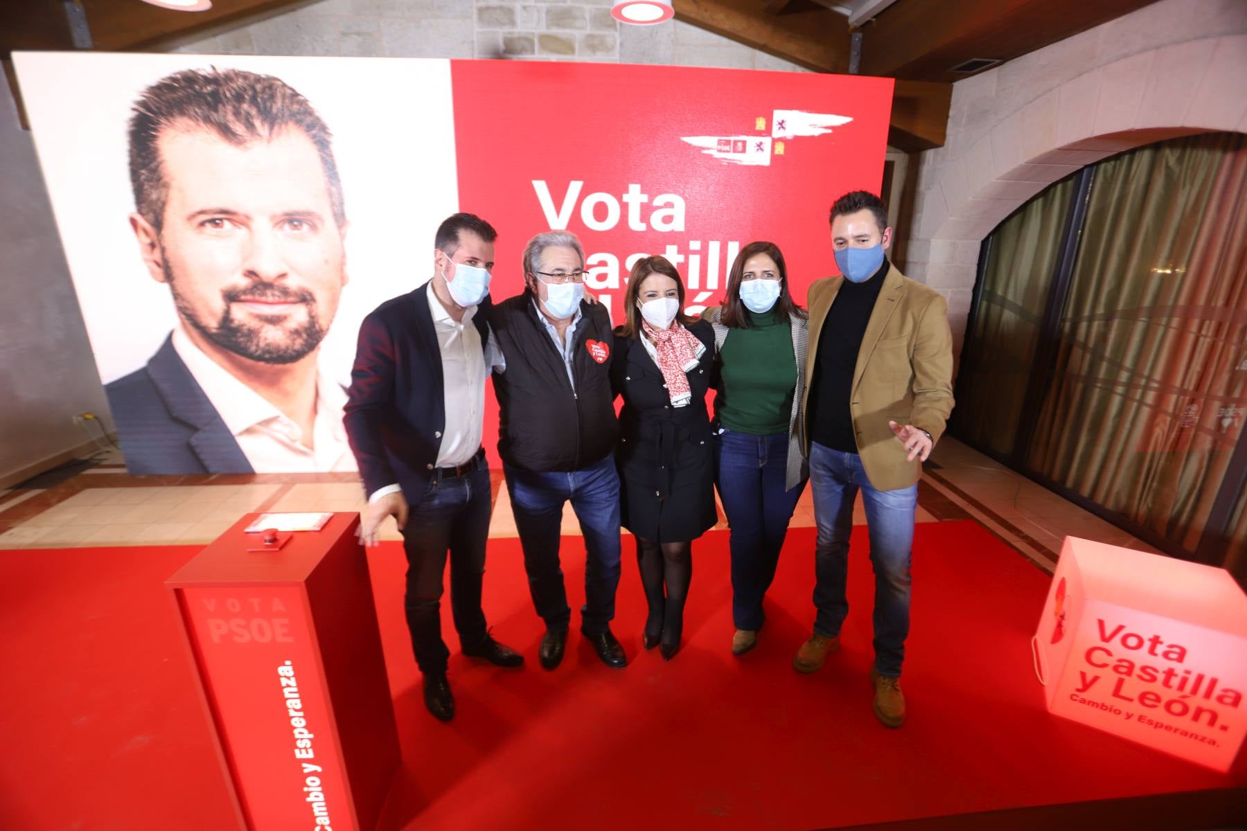 Fotos: Luis Tudanca inicia la campaña en Burgos