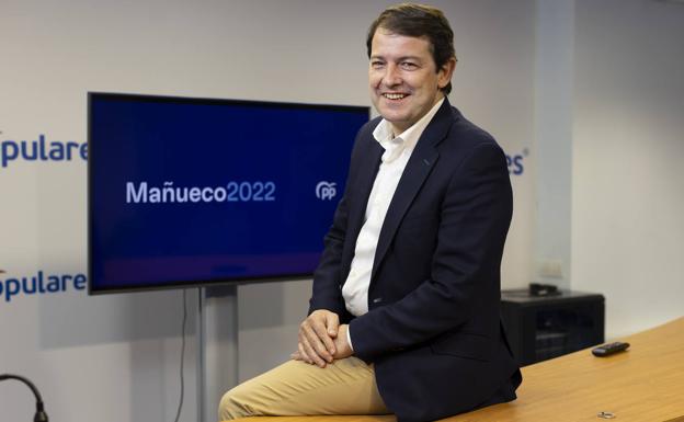 Alfonso Fernández Mañueco, candidato del PP a la Junta de Castilla y León. 