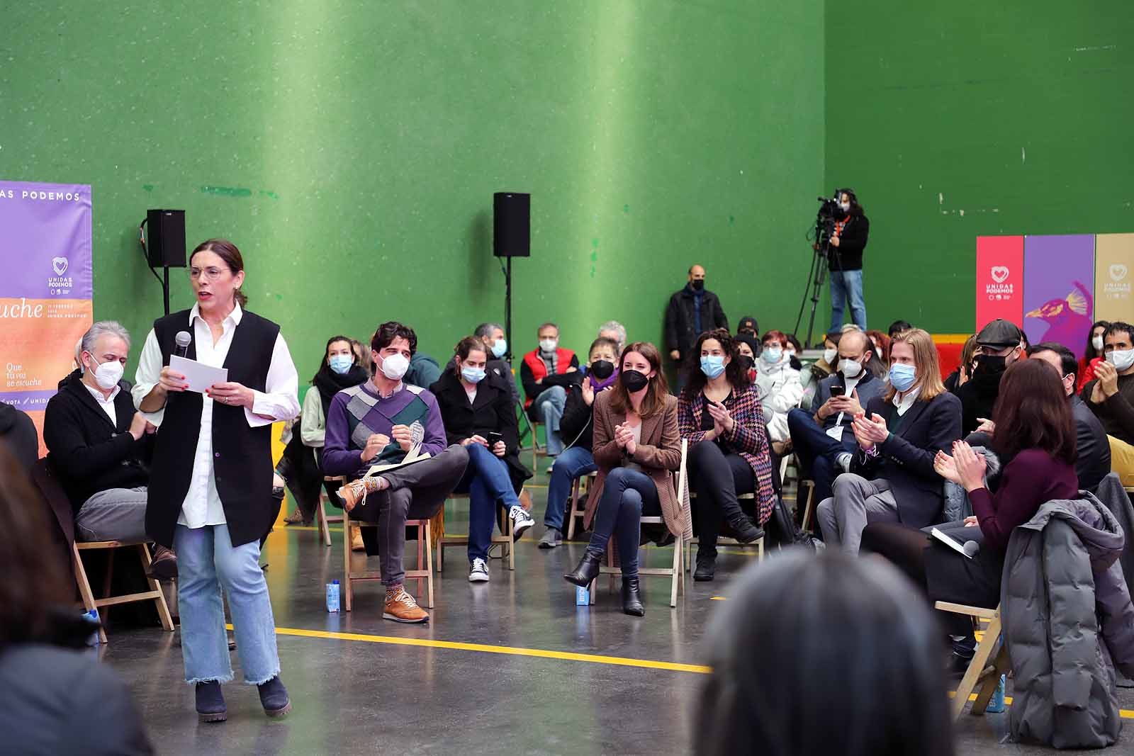 Acto de camoaña de Unidas Podemos.