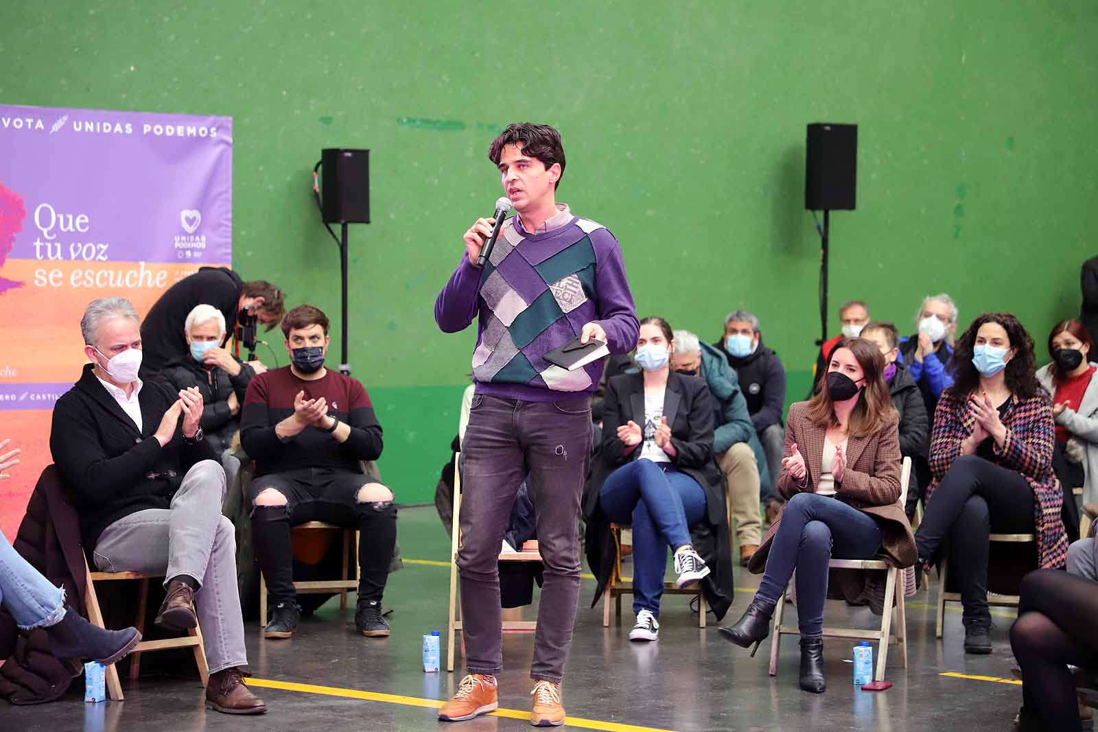 Acto de camoaña de Unidas Podemos.