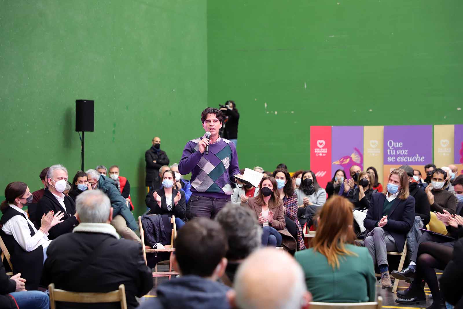 Acto de camoaña de Unidas Podemos.