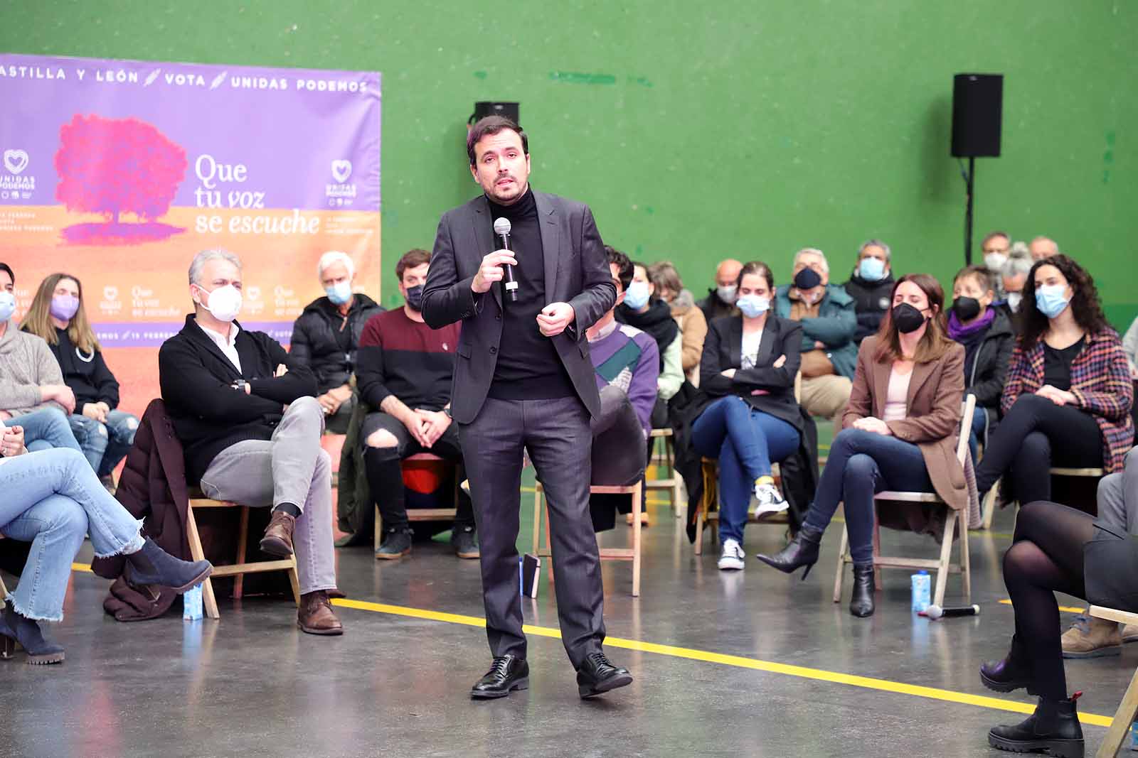 Acto de camoaña de Unidas Podemos.