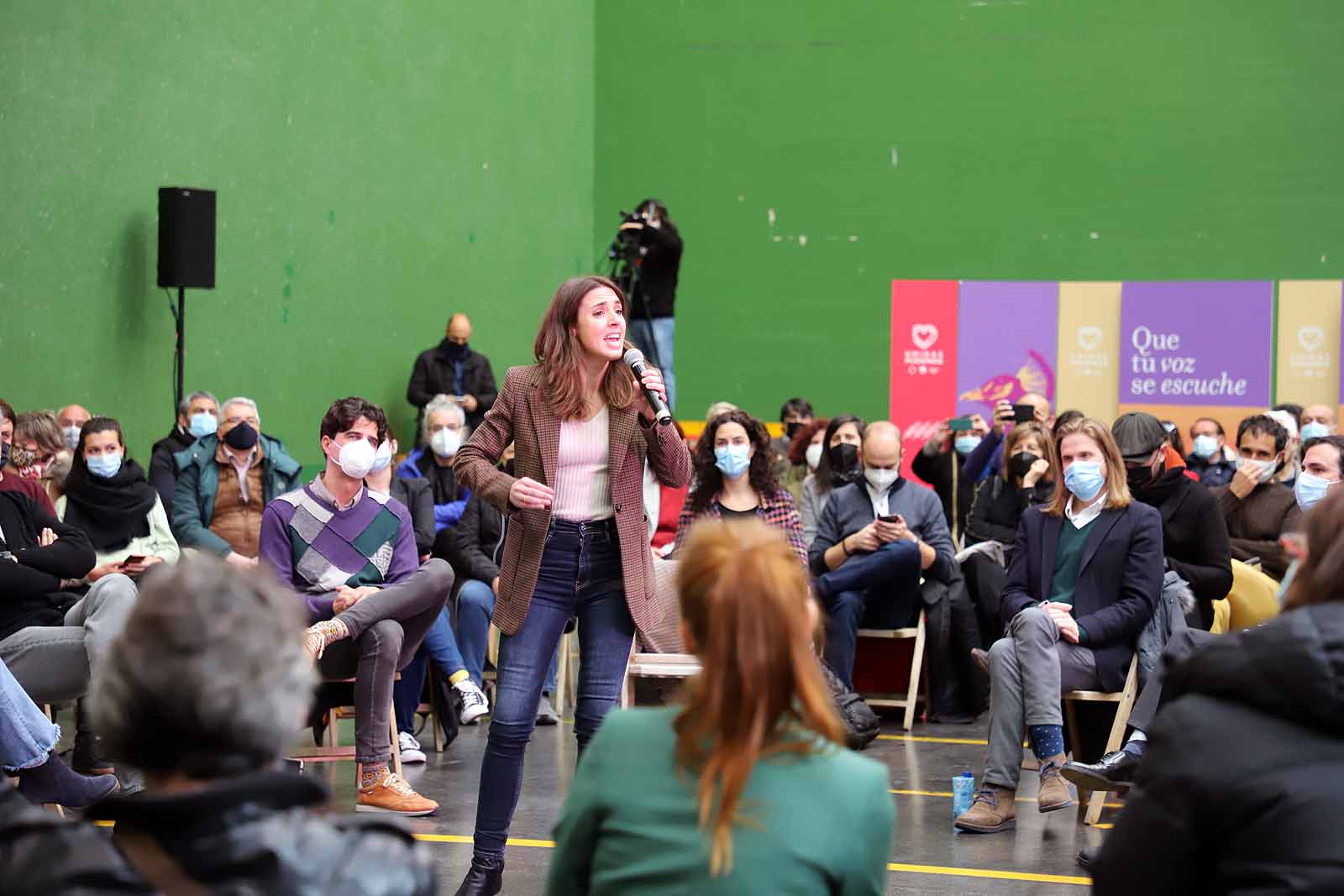 Acto de camoaña de Unidas Podemos.