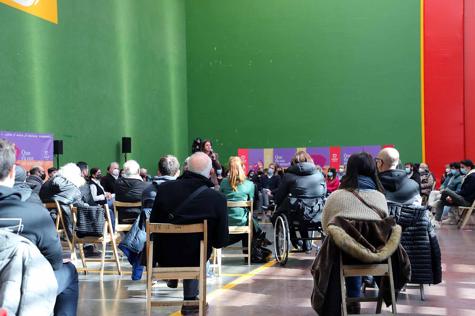 Acto de camoaña de Unidas Podemos.