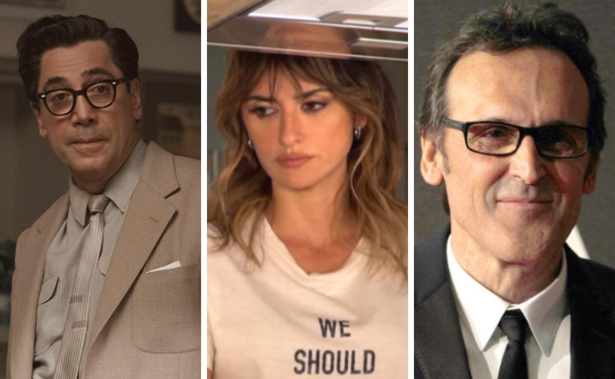 Javier Bardem, Penélope Cruz y Alberto Iglesias