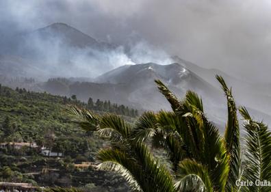 Imagen secundaria 1 - Viaje de Carlo Cuñado a La Palma para realizar su reportaje. 