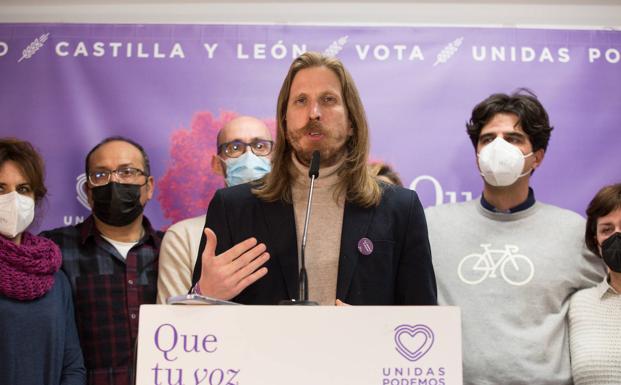 Pablo Fernández, valora el resultado tras conocerse el escrutinio.