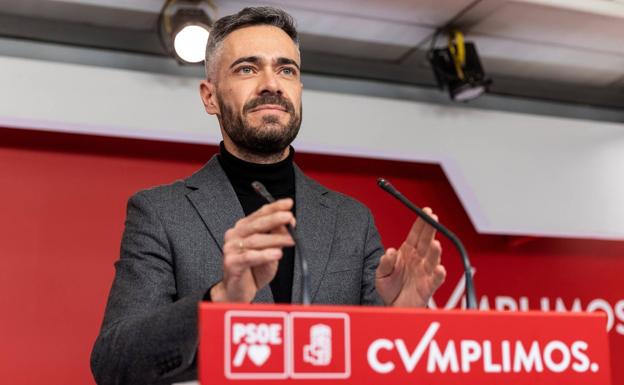 El portavoz del PSOE, Felipe Sicilia. 