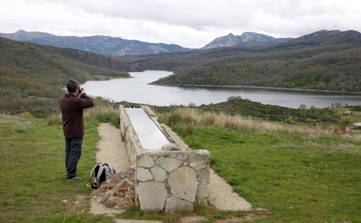 Embalse de La Requejada, en el sistema Pisuerga, en una imagen de archivo. 