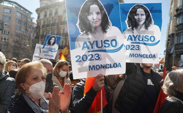 Imagen tomada en la manifestación en Génova. 