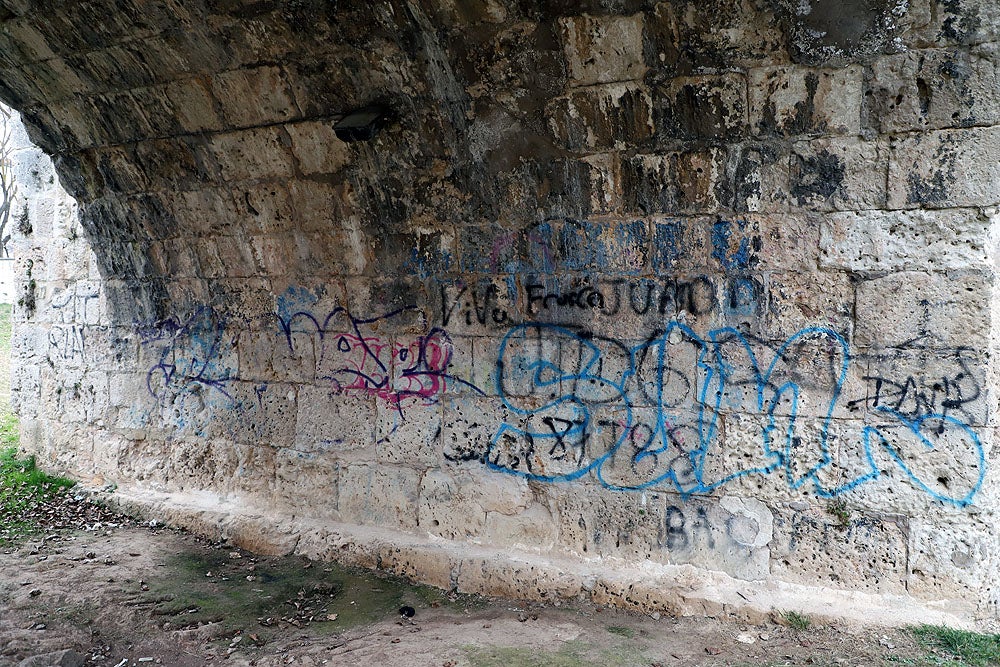 Fotos: El Puente Malatos está deteriorado y sufre vandalismo