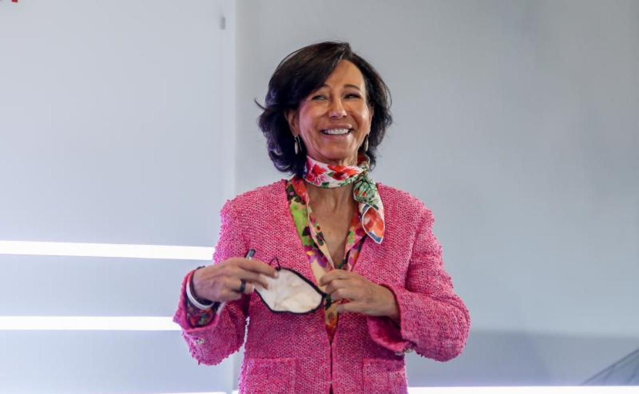 La presidenta del Banco Santander, Ana Botín. 