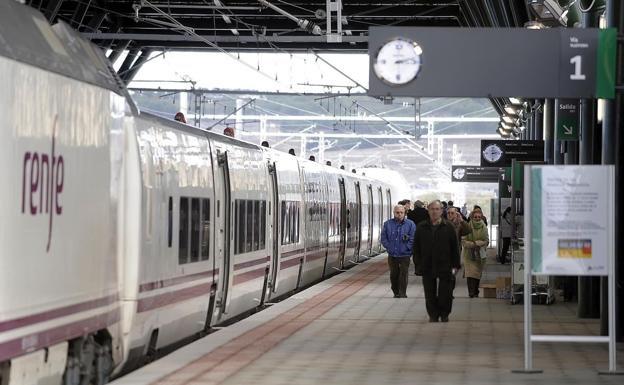 Estación de tren Burgos-Rosa Manzano. 