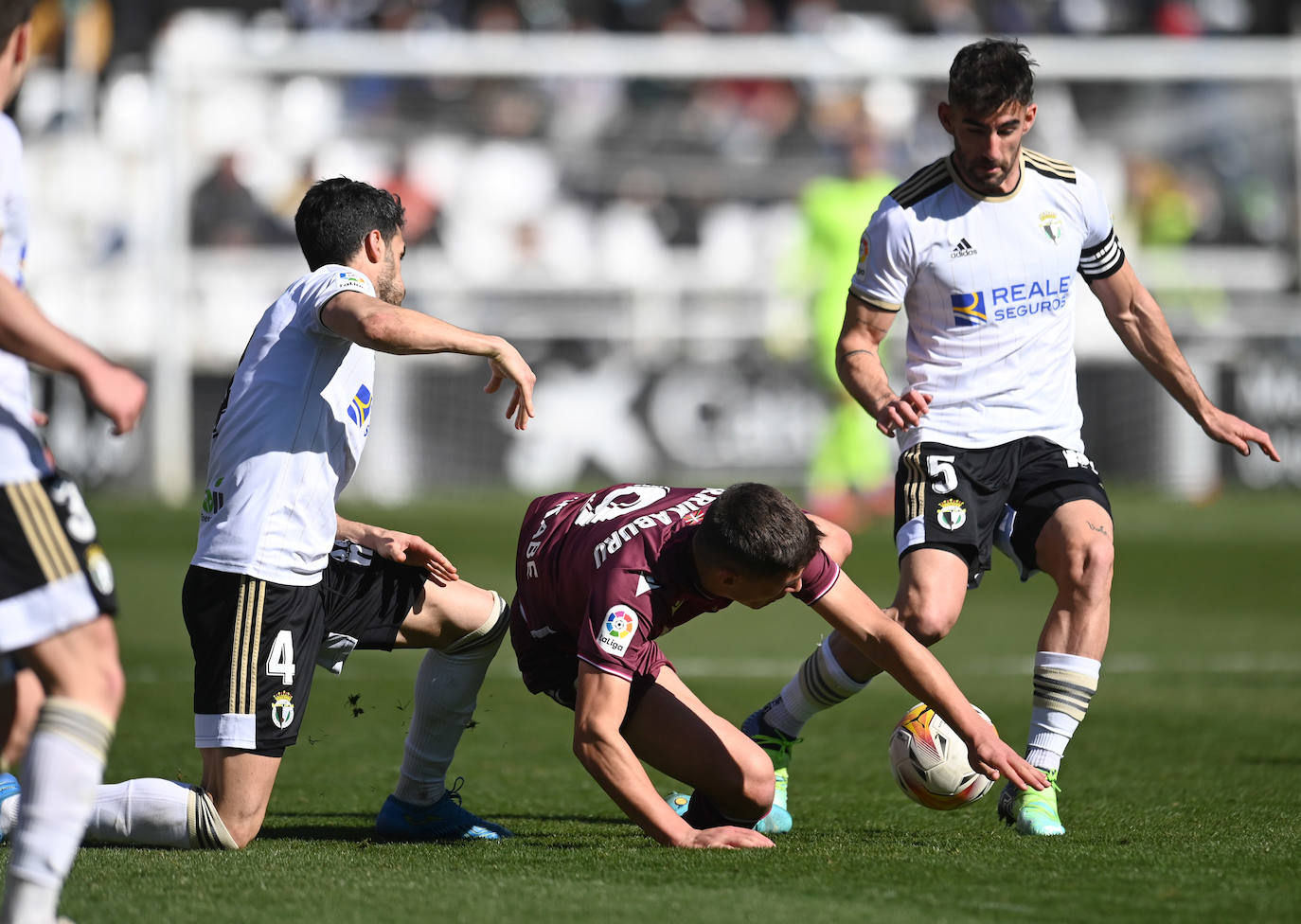 Imágenes del Burgos CF-Real Sociedad B disputado en El Plantío