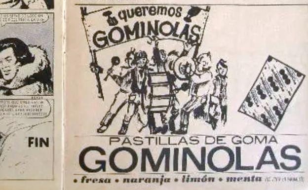 Un anuncio de gominolas de 1966.