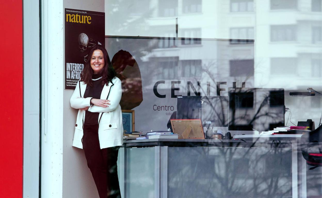 María Martinón en el Cenieh..