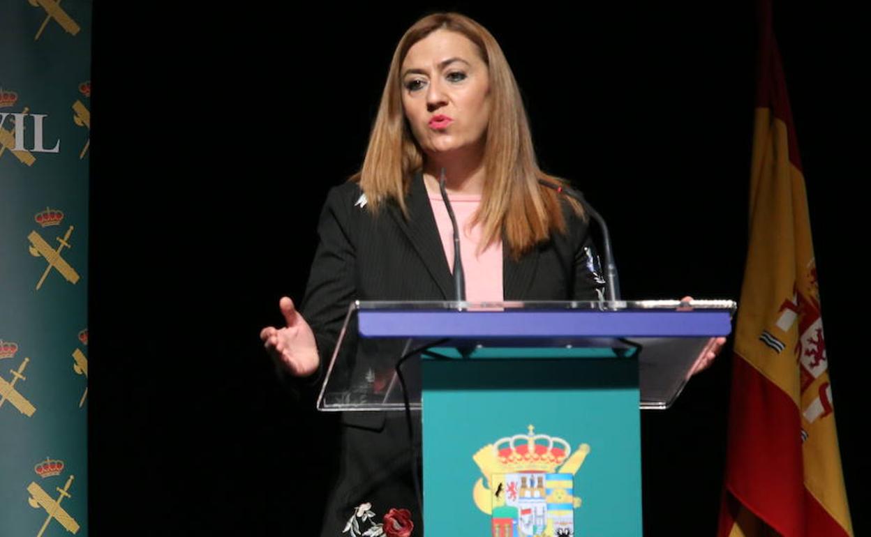 La delegada del Gobierno en Castilla y León, Virginia Barcones.