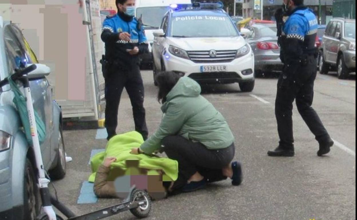 Imagen del siniestro. 