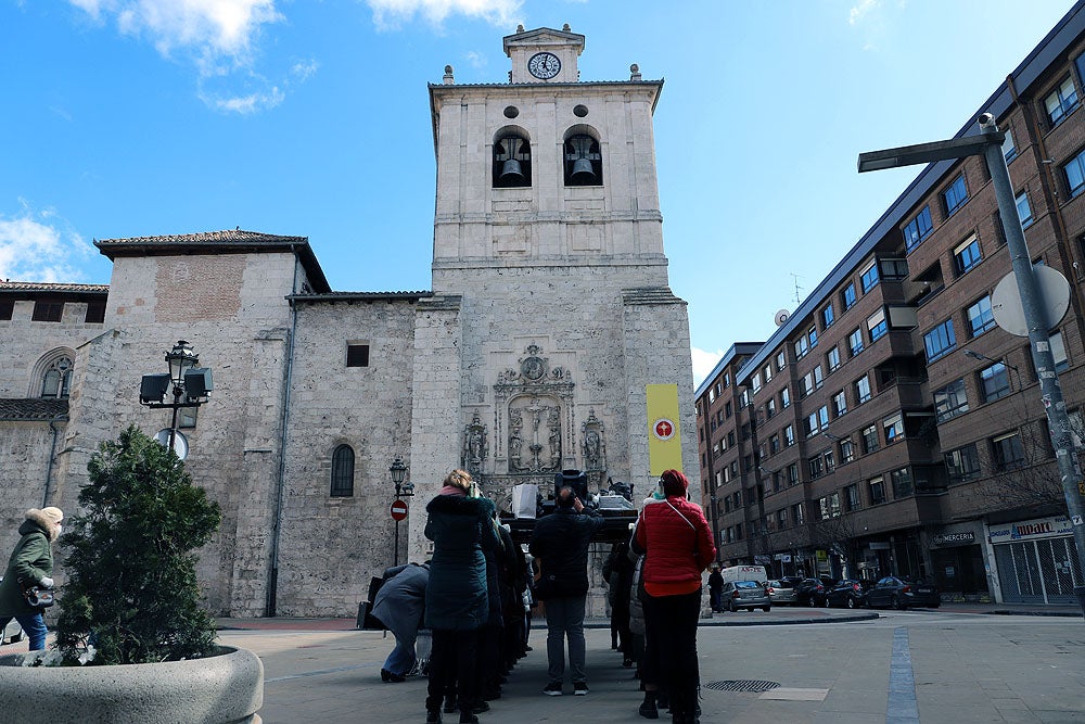 Fotos: Ensayos de la procesión de la Virgen de las Angustias