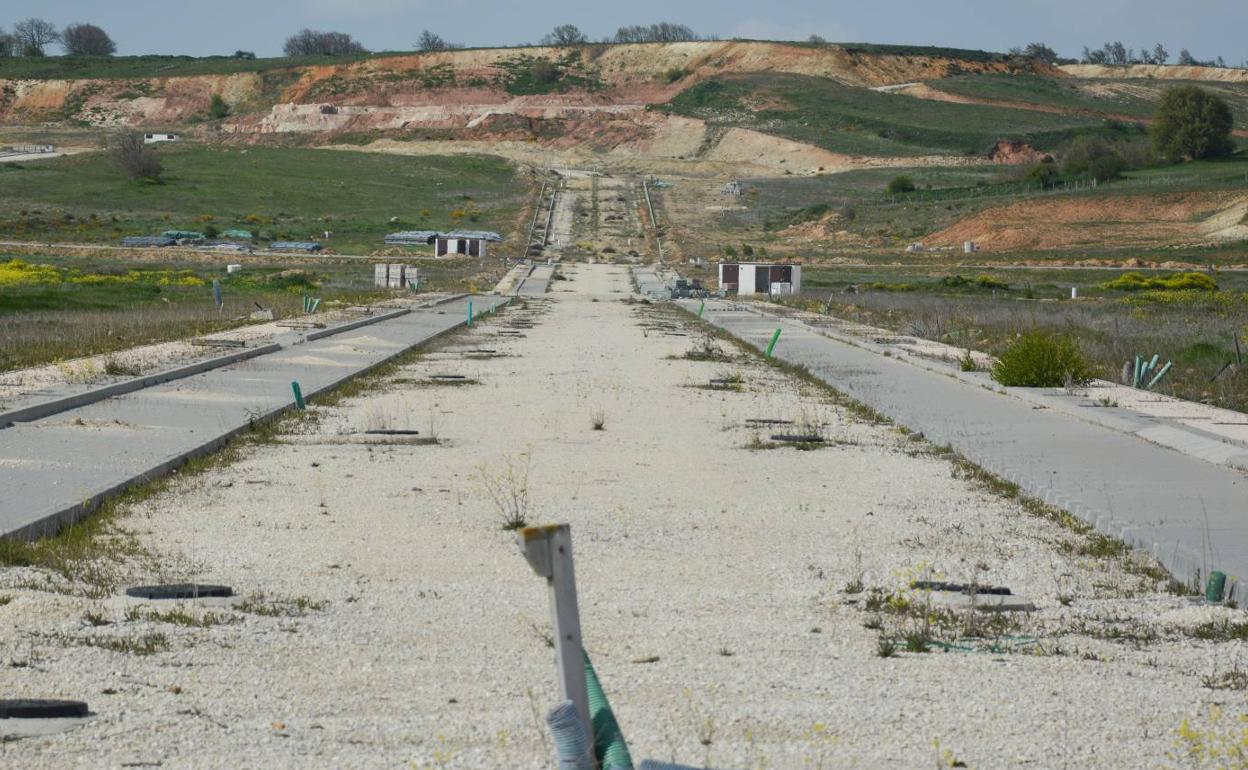 Las obras del Parque tecnológico permanecen paralizadas desde hace años. 