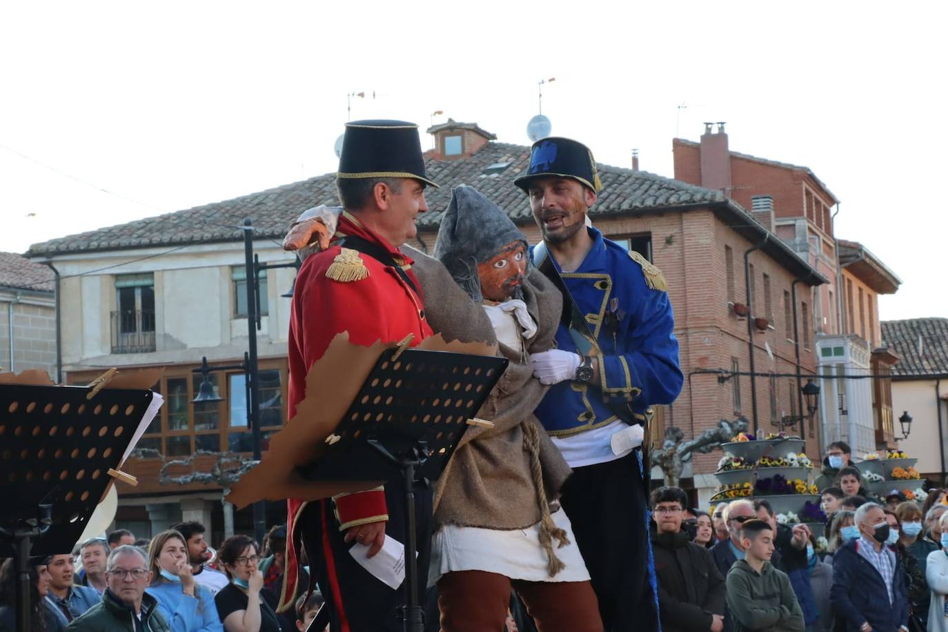 Celebración de la quema del Judas en Villadiego