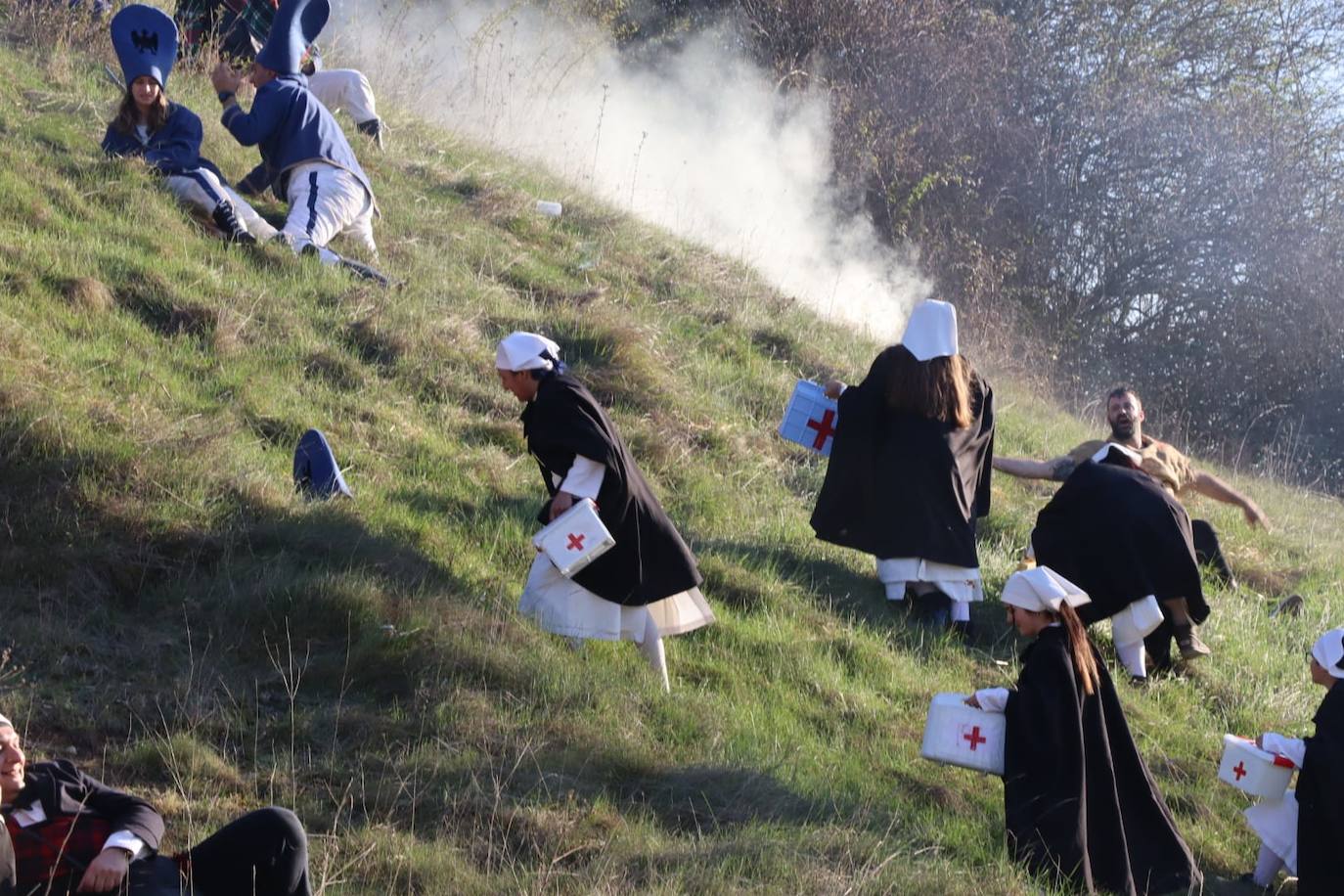 Celebración de la quema del Judas en Villadiego