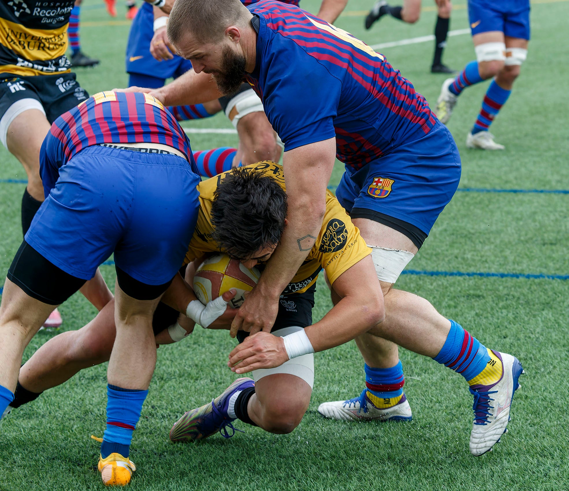 Fotos: Victoria del Recoletas Burgos frente al Barça a Rugbi