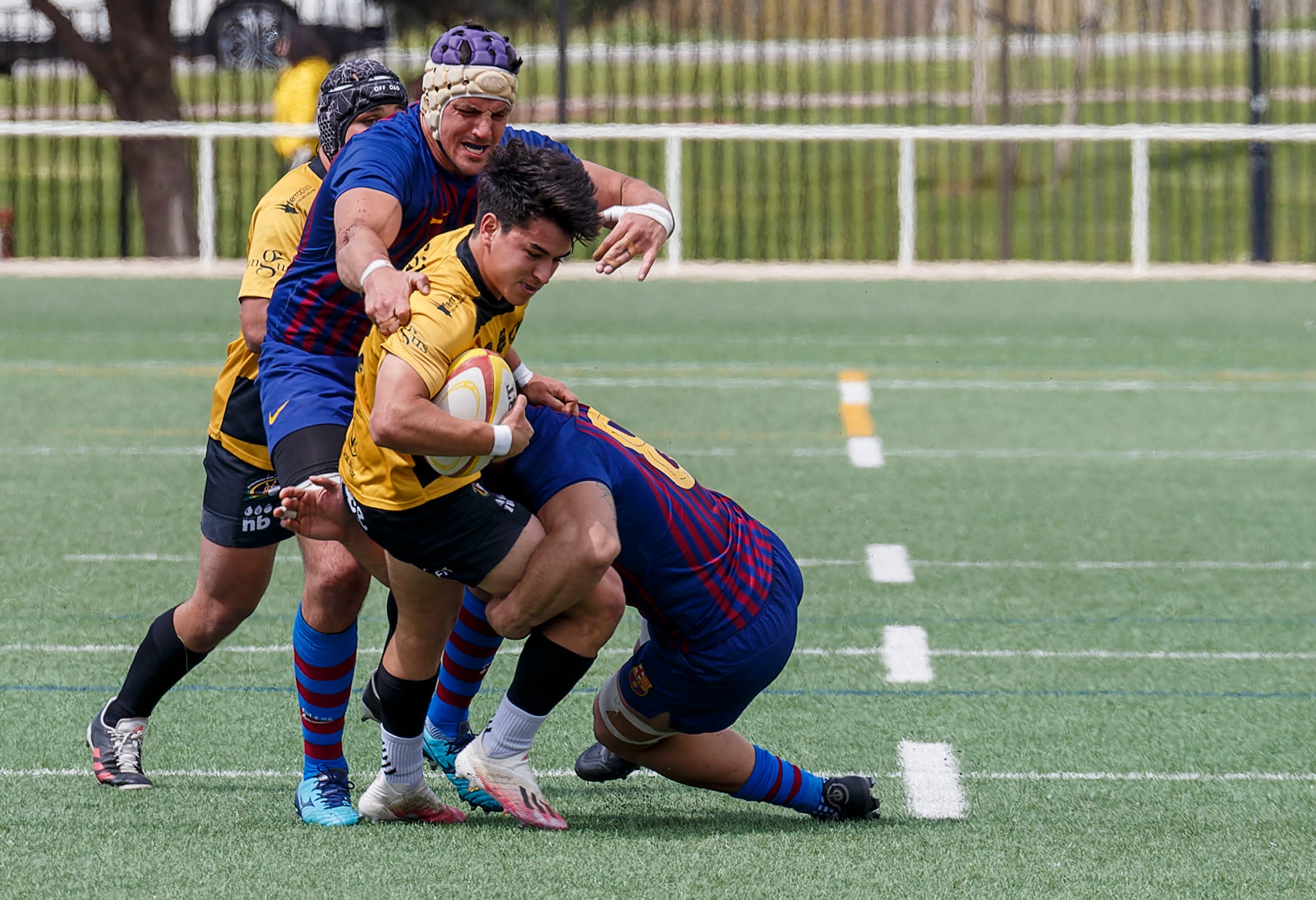 Fotos: Victoria del Recoletas Burgos frente al Barça a Rugbi