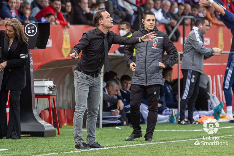 Joseba Etxeberria, entrenador del Mirandés.