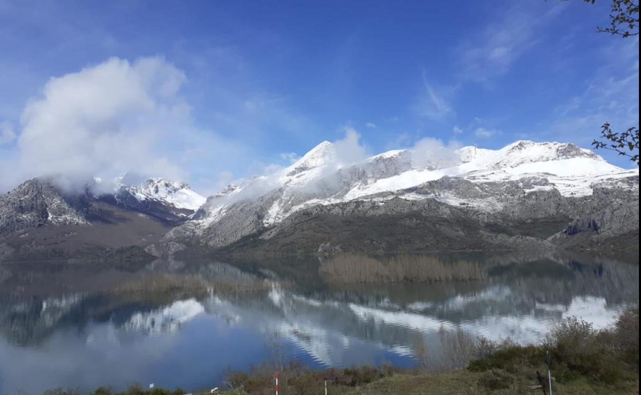 Estado actual del embalse de Riaño. 