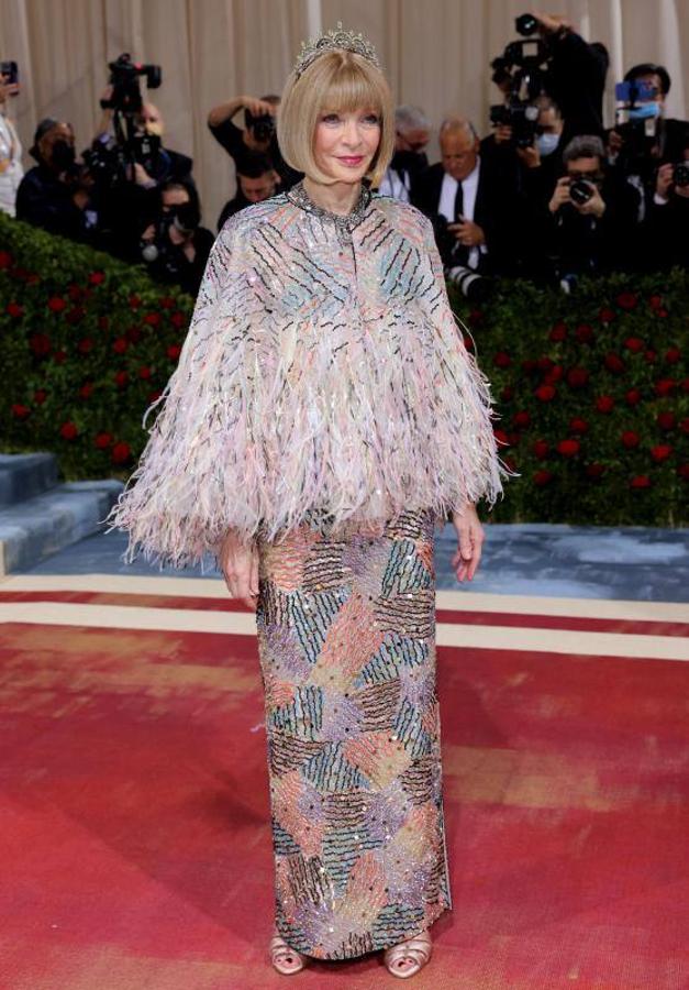 Anna Wintour escogió un estilismo de Chanel. 