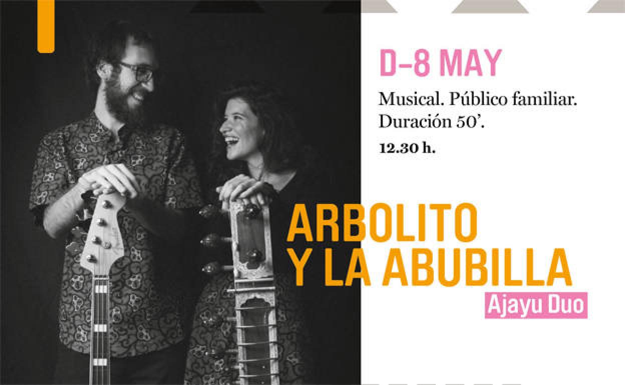 El grupo Ajayu Dúo presenta el 'Arbolito y la abubilla', este domingo en el Palacio de la Isla