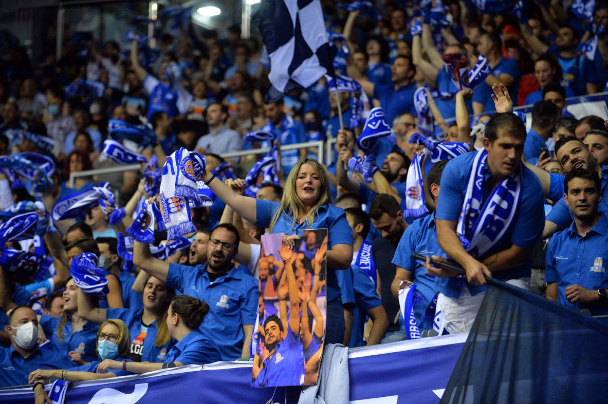 Imágenes del encuentro entre el San Pablo Burgos y el Fuenlabrada en el Coliseum