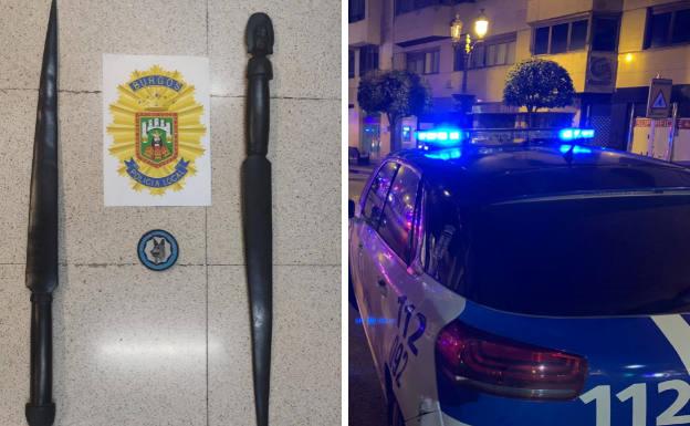 Positivos por alcoholemia, drogas y armas incautadas esta madrugada en Burgos