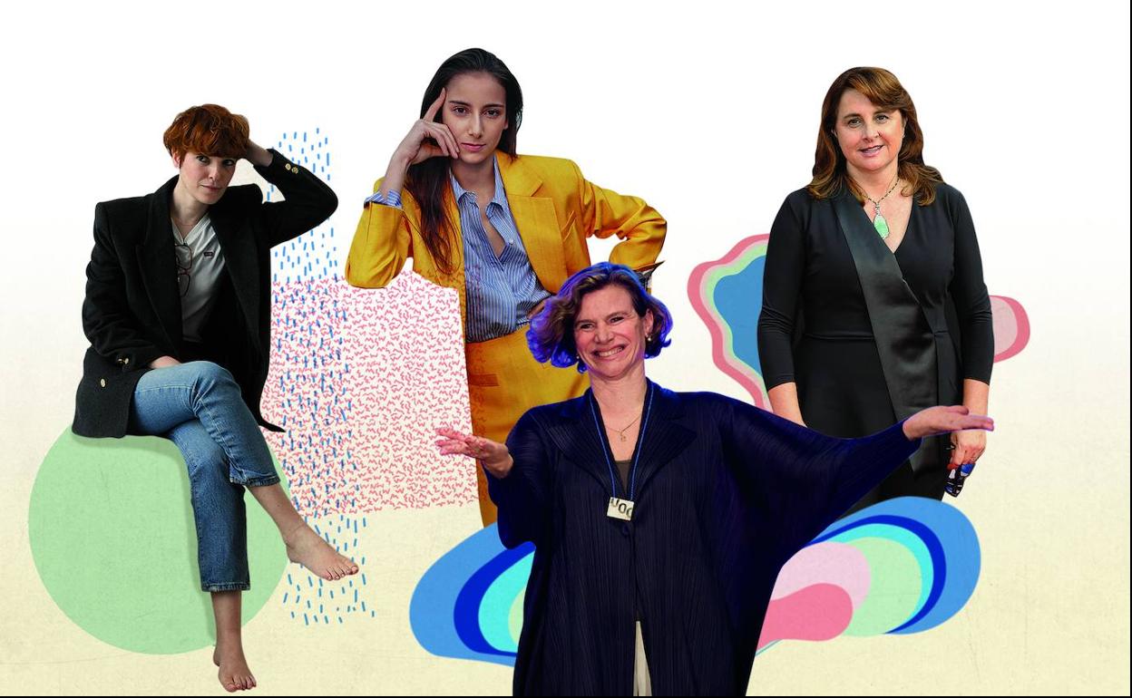 Virginia Feito, Adriana Cerezo, Mariana Mazzucato y Victoria Alonso.