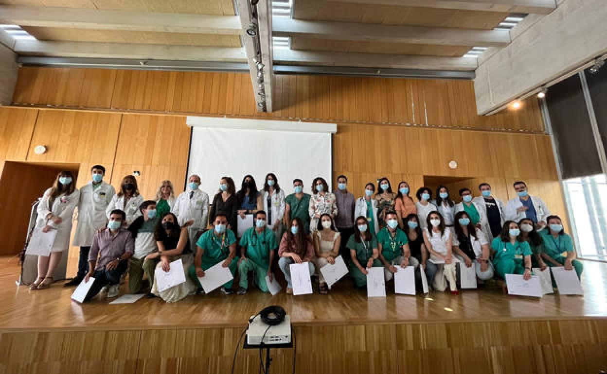 Los 38 residentes que han concluido su formación. 