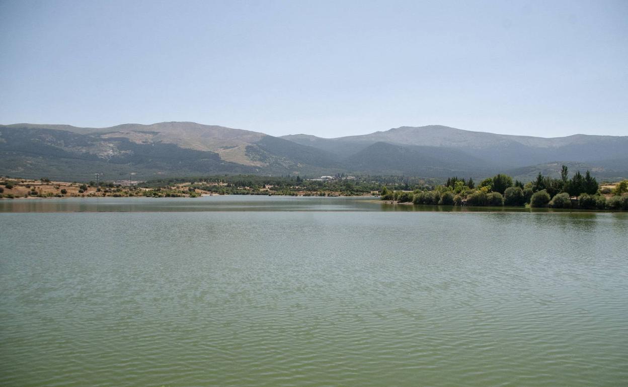 Embalse del Pontón Alto en Segovia. 