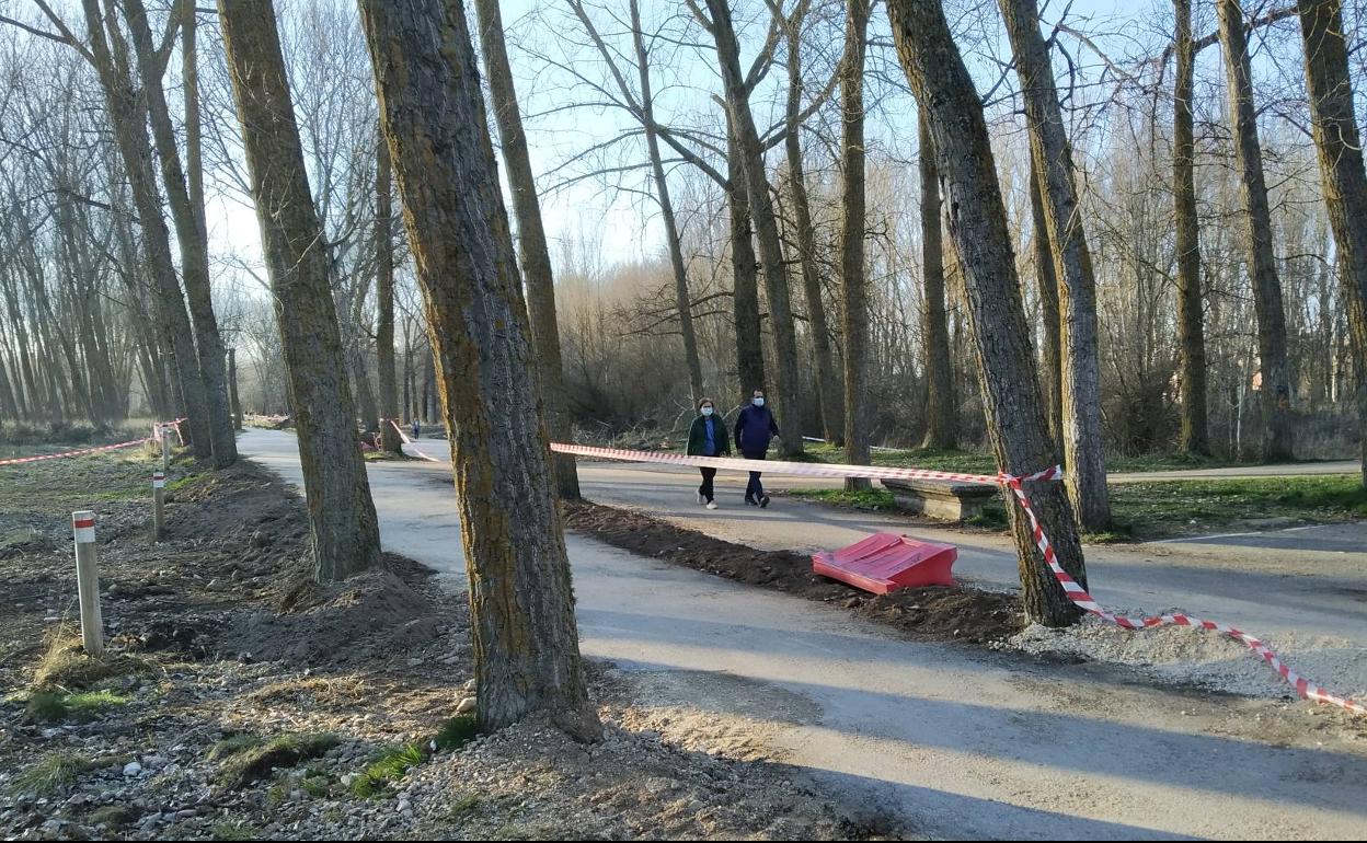 Las obras se han centrado en la red de caminos del entorno. 